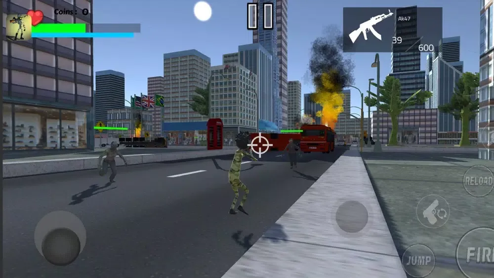 Captures d'écran de Stickman Rope Hero