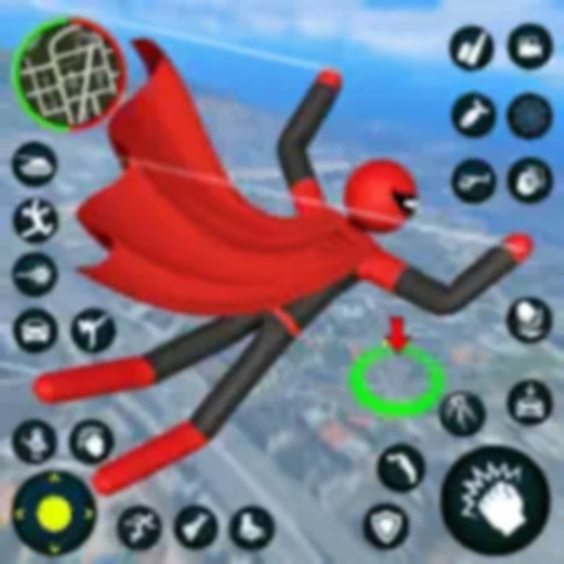 Stickman Rope Hero Spider Game