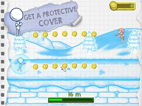 Stickman Sketch Run iPad  Screenshots