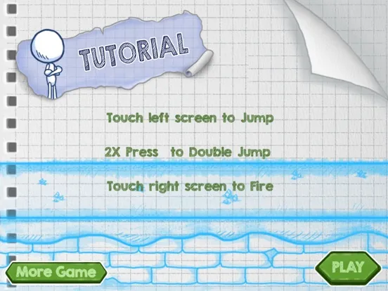 Stickman Sketch Run iPad  Screenshots