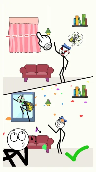 تصاویر Stickman Slice: Cut Puzzle