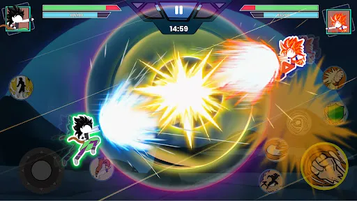 Tangkapan layar Stickman Fight Dragon Warriors