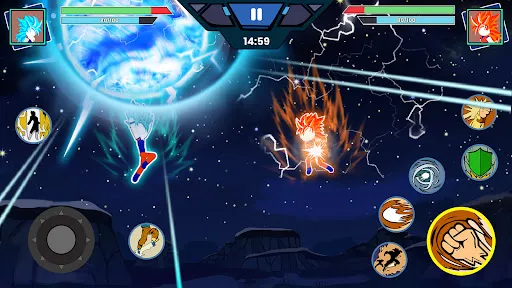 Tangkapan layar Stickman Fight Dragon Warriors