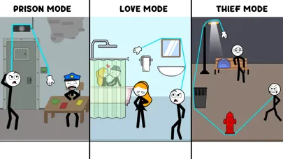 Capturas de tela do Stickman Thief Puzzle IQ Games