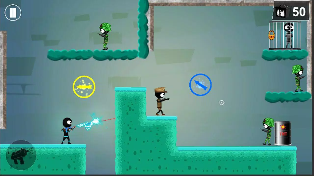 Tangkapan skrin Stickman Shooter: Elite Strikeforce