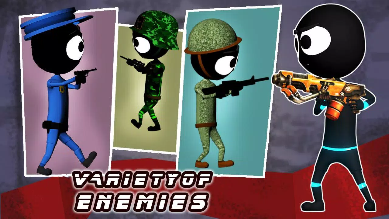 Tangkapan skrin Stickman Shooter: Elite Strikeforce