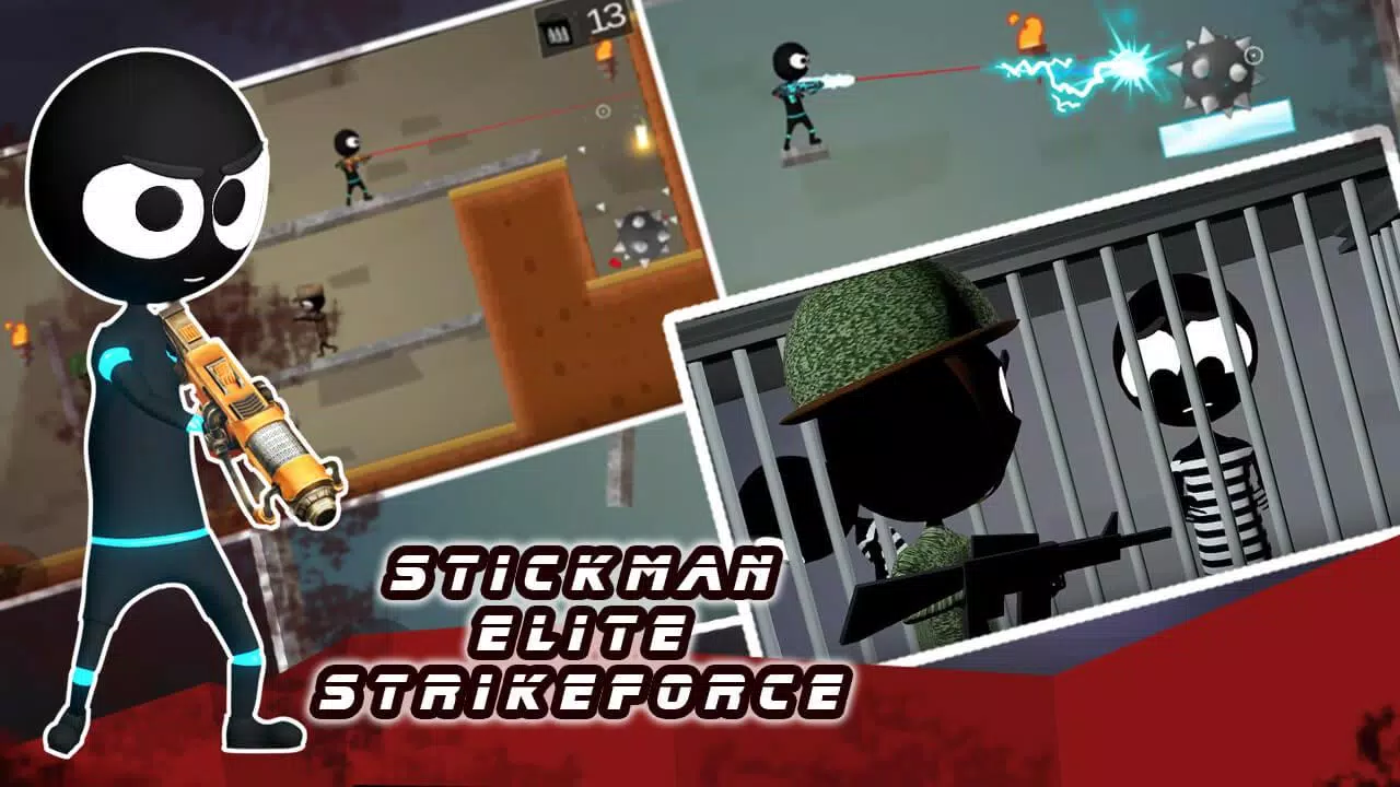 Tangkapan skrin Stickman Shooter: Elite Strikeforce