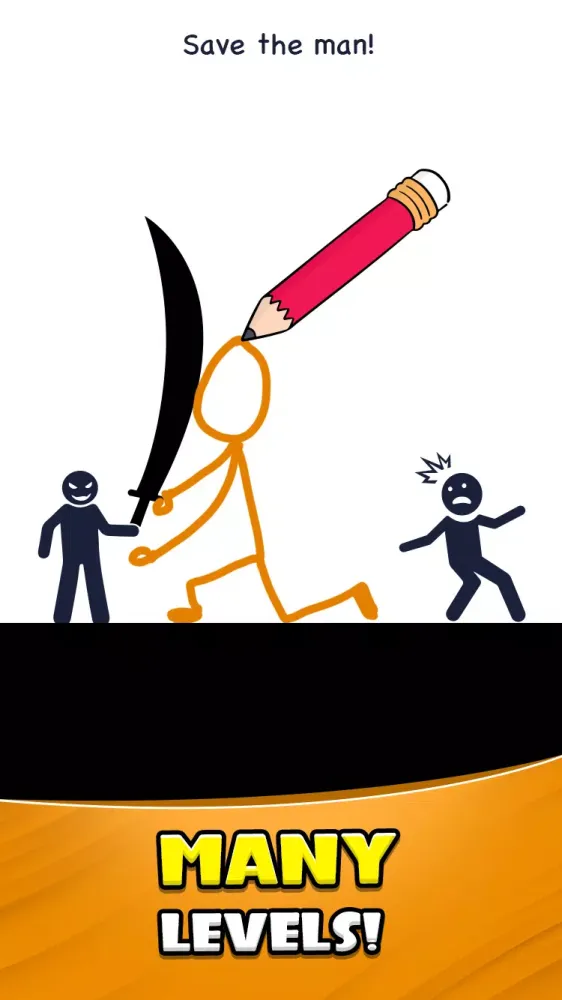Stickman Rescue: Draw Game Screenshots