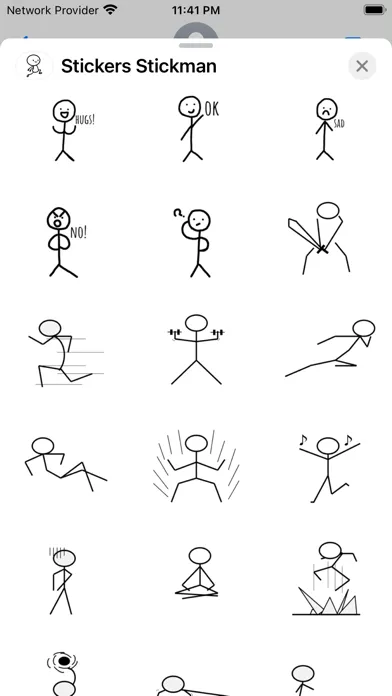Capturas de pantalla de Stickman Stickers - WASticker