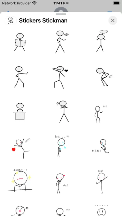Capturas de pantalla de Stickman Stickers - WASticker