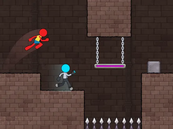 Capturas de tela do Stickman Duo - Red and Blue iPad 
