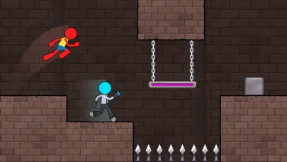 Capturas de tela do Stickman Duo - Red and Blue