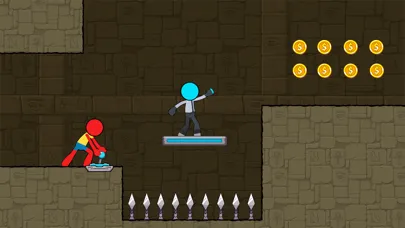 Capturas de tela do Stickman Duo - Red and Blue