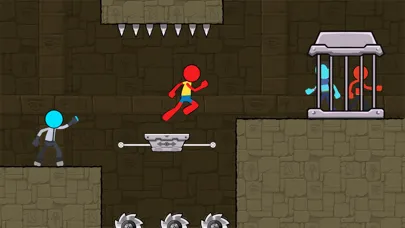 Capturas de tela do Stickman Duo - Red and Blue
