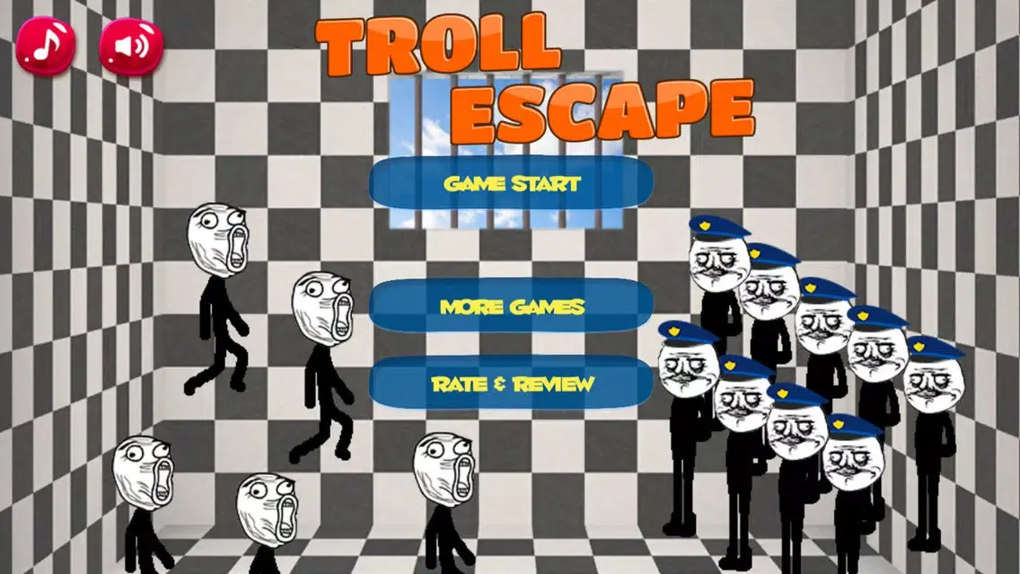 تصاویر Stickman Troll - Prison Escape