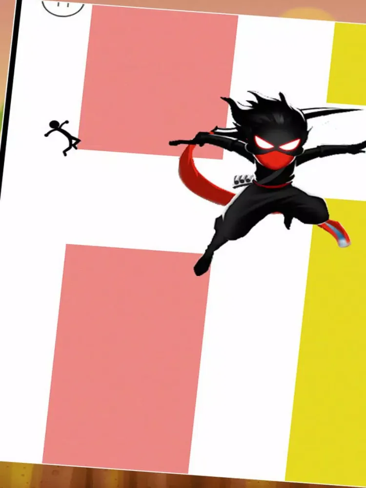Zrzuty ekranu Stickman Ninja Simulator - Ninja Jump Endless Edition iPad 