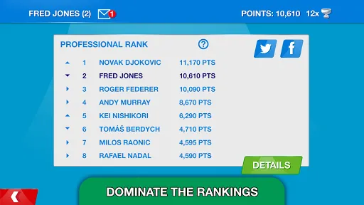 Stick Tennis Tour应用截图
