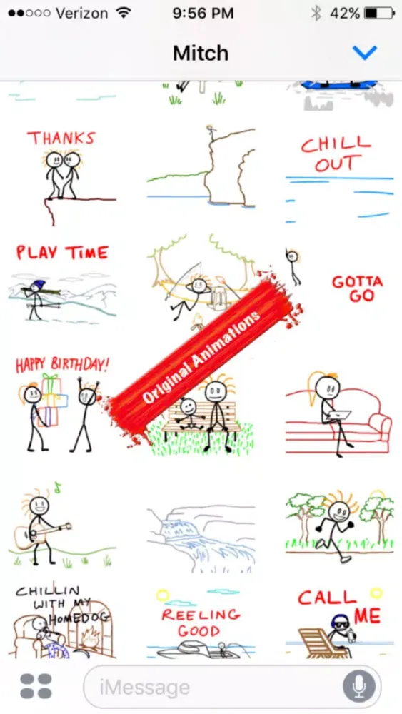 Stick Texting - Lovin Life Stickers for iMessage スクリーンショット