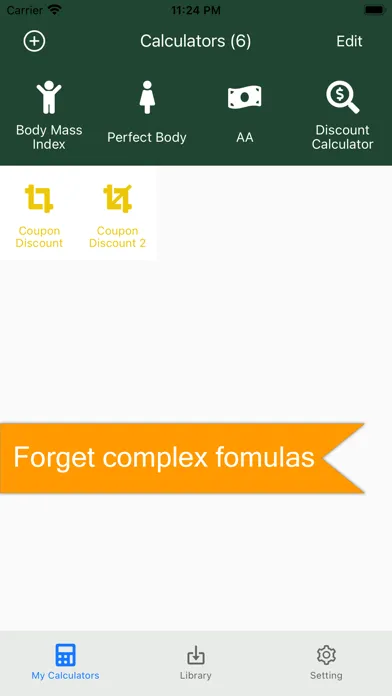 iFormula - Your Own Calculator स्क्रीनशॉट