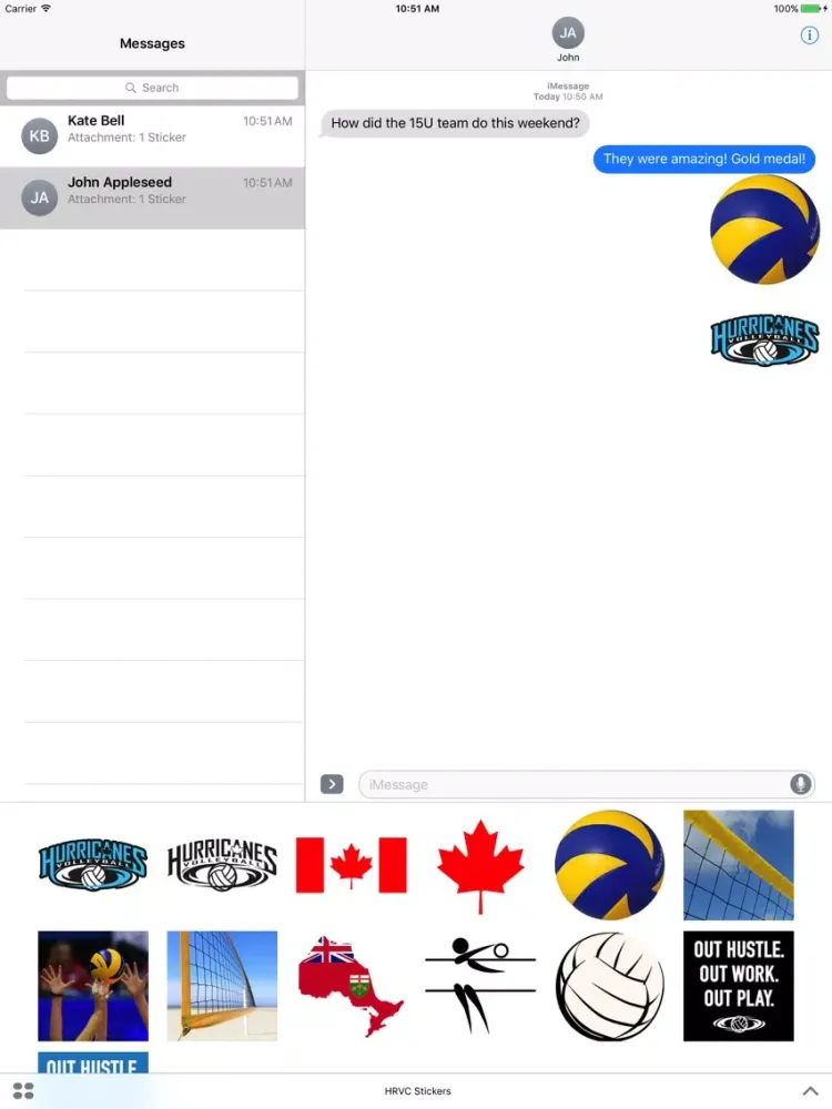 Скриншоты HRVC Stickers iPad 
