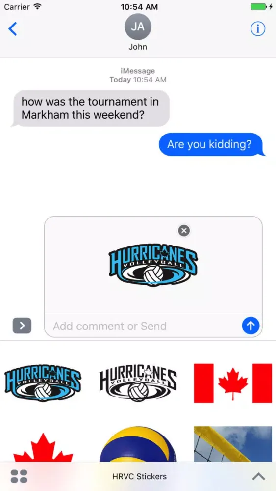 Скриншоты HRVC Stickers
