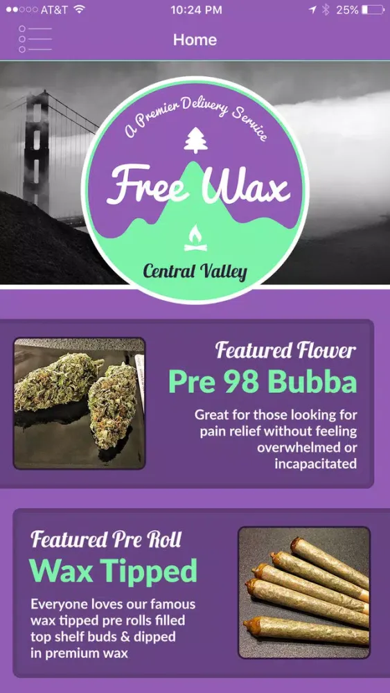 Free Wax Delivery سکرین شاٹس