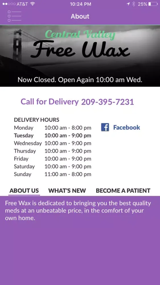 Free Wax Delivery سکرین شاٹس