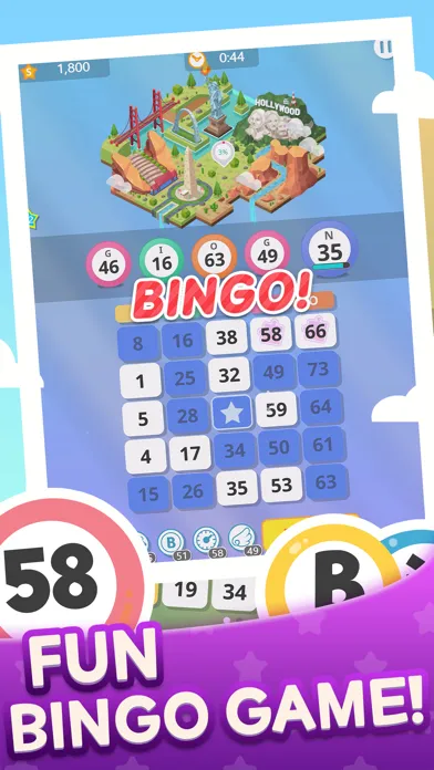 Tangkapan skrin Age of Bingo: World Tour