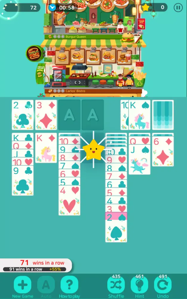 Solitaire Cooking Tower Screenshots