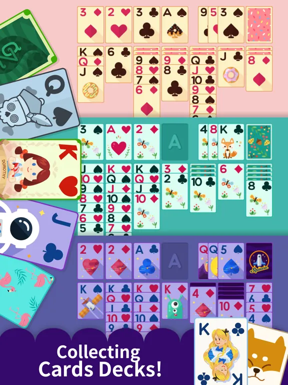 Captures d'écran de Solitaire Cooking Tower iPad 