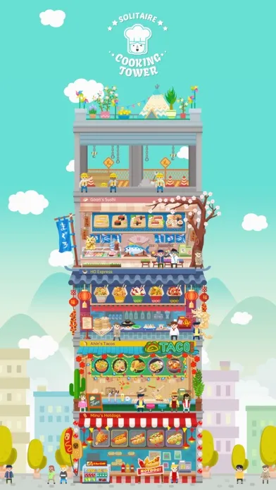 Captures d'écran de Solitaire Cooking Tower