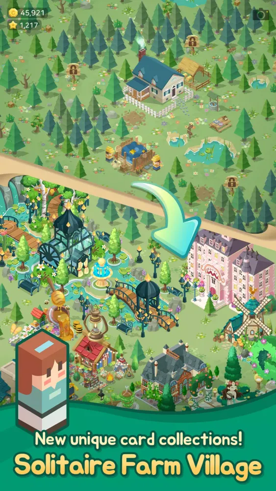 Capturas de tela do Solitaire Farm Village