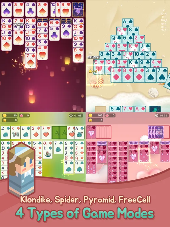 Solitaire Farm Village iPad  スクリーンショット