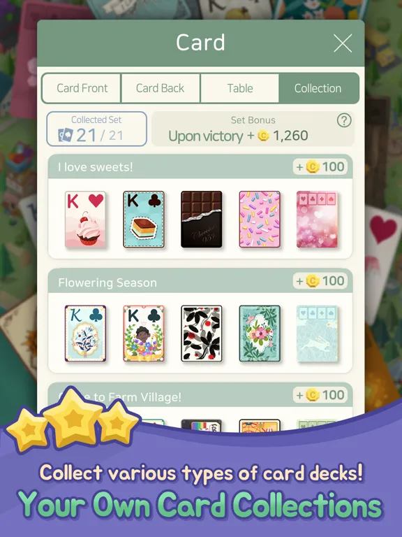 Solitaire Farm Village iPad  スクリーンショット