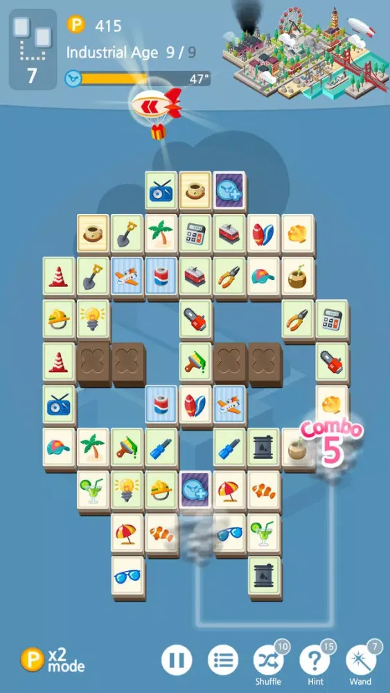 Скриншоты Mahjong City builder