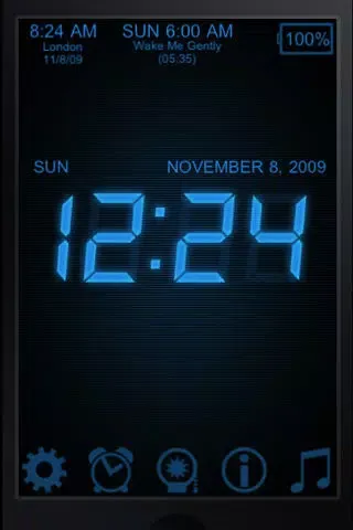 12,24 Alarm Clock Sleep Music应用截图