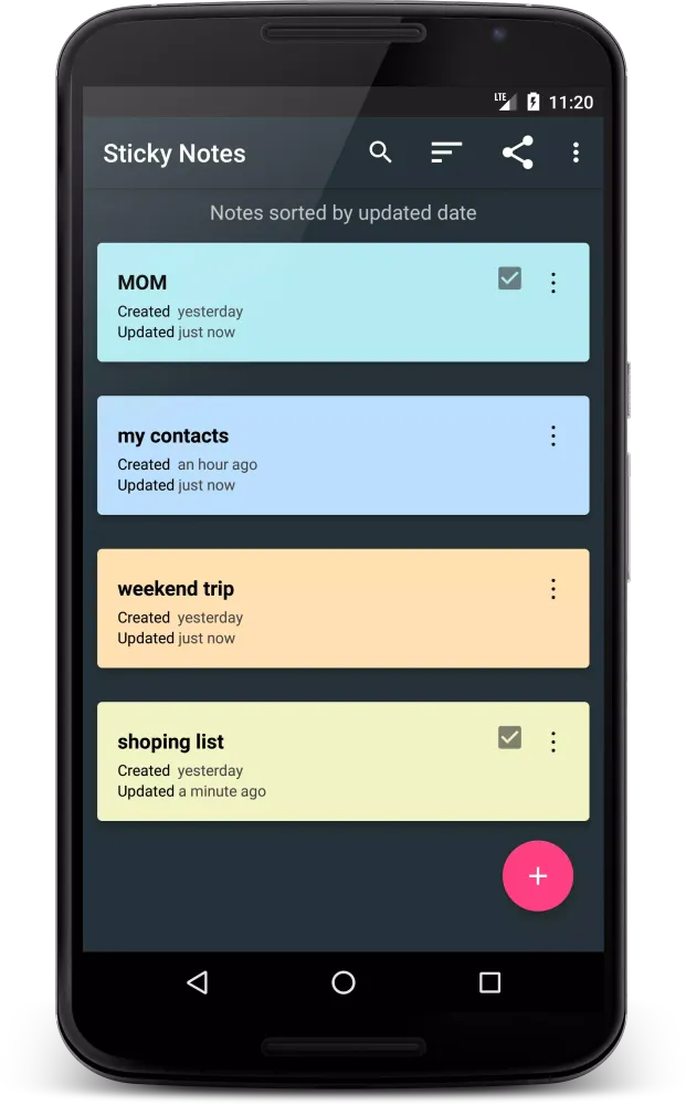 صور Sticky Notes