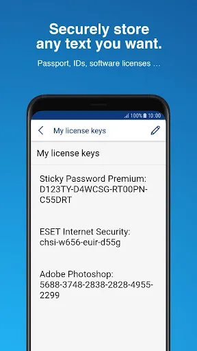 Sticky Password Manager Screenshots