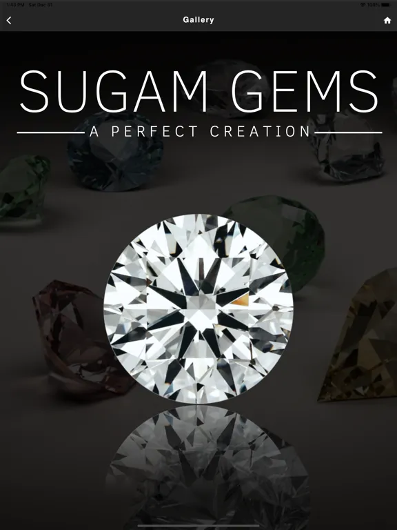 Ảnh chụp màn hình của Sugam Gems iPad 