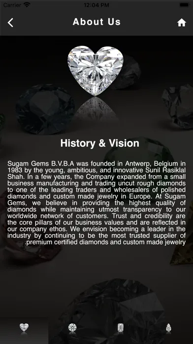 Ảnh chụp màn hình của Sugam Gems