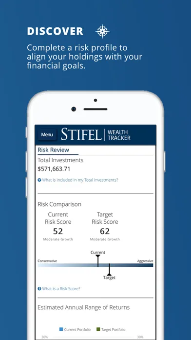 Stifel Wealth Tracker Screenshots
