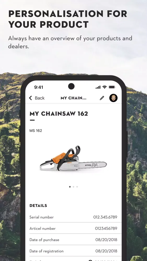Скриншоты MY STIHL