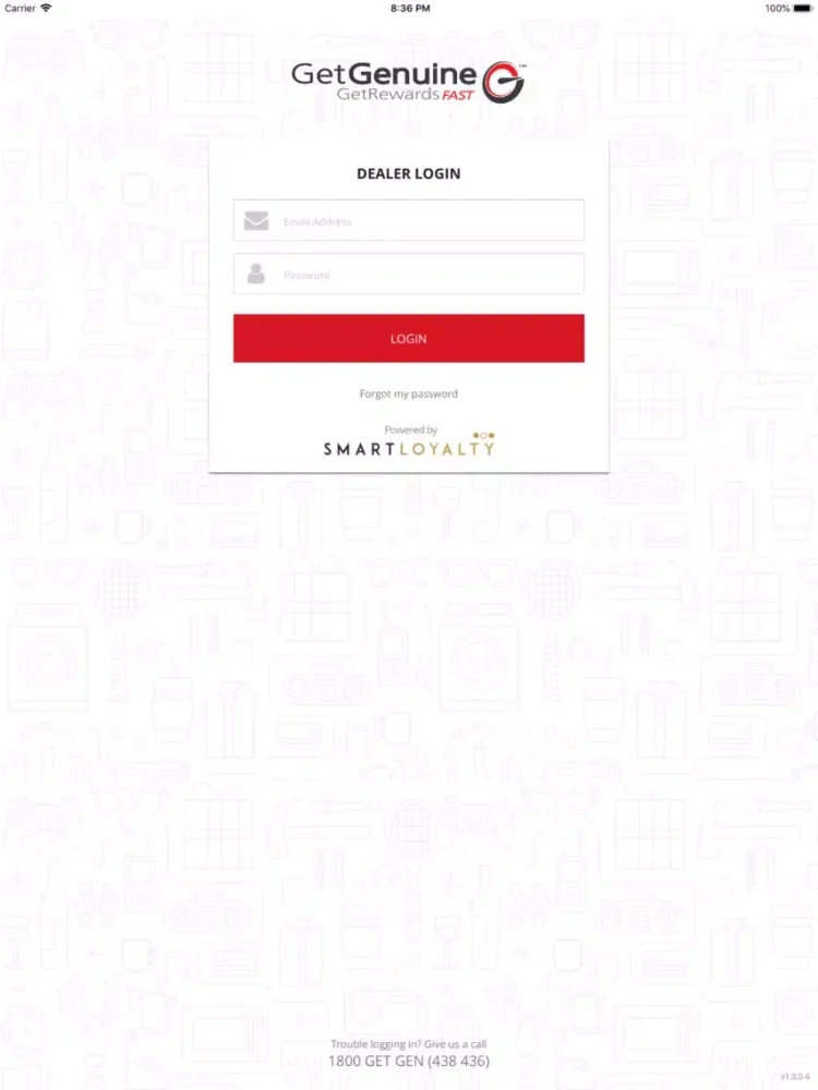 Screenshot di GetGenuine Dealer AU iPad 