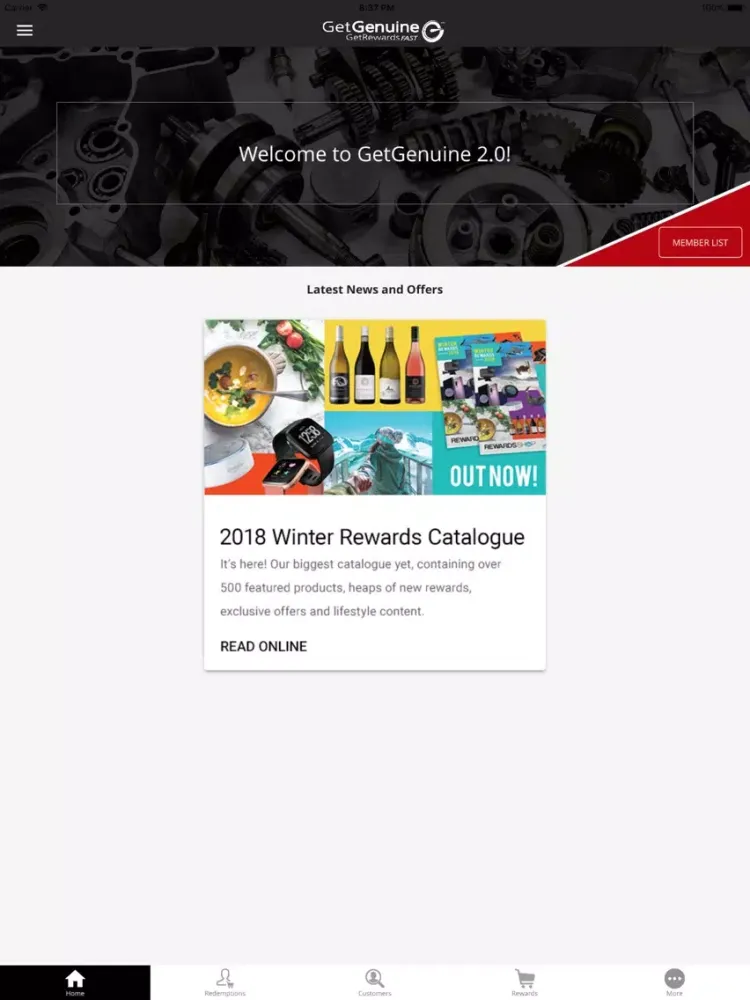 Screenshot di GetGenuine Dealer AU iPad 