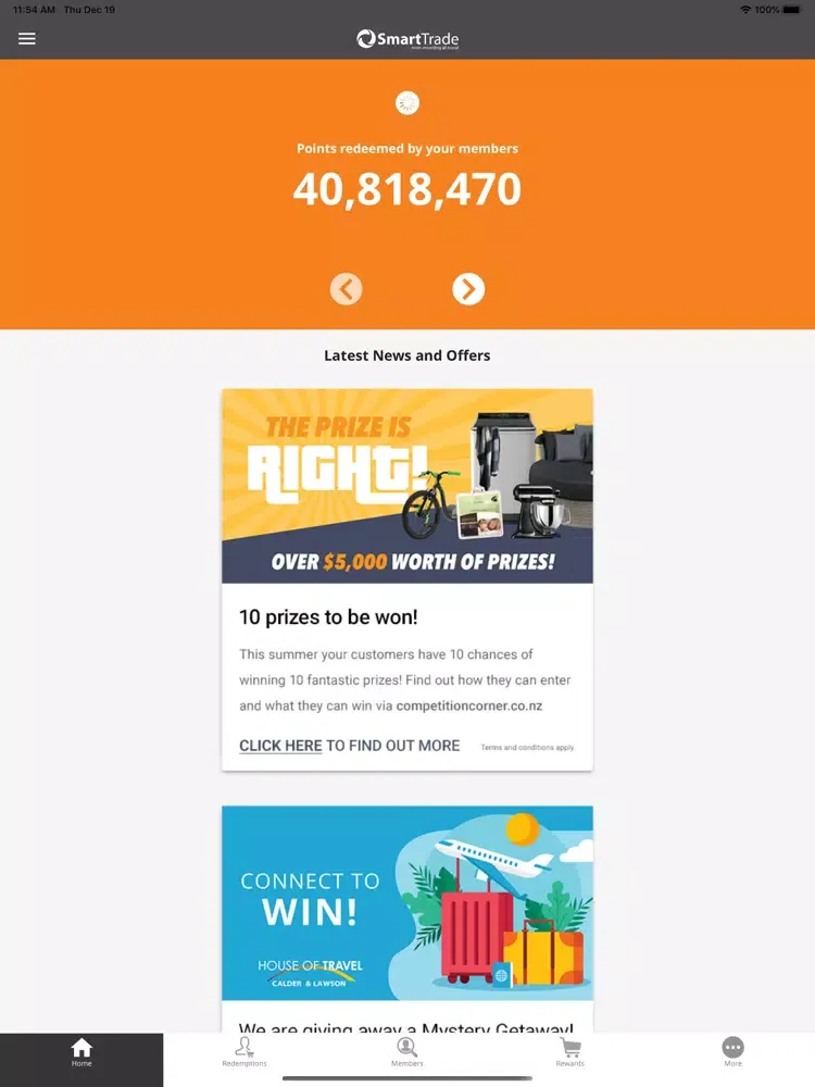Captures d'écran de I:nfluence Partner NZ iPad 