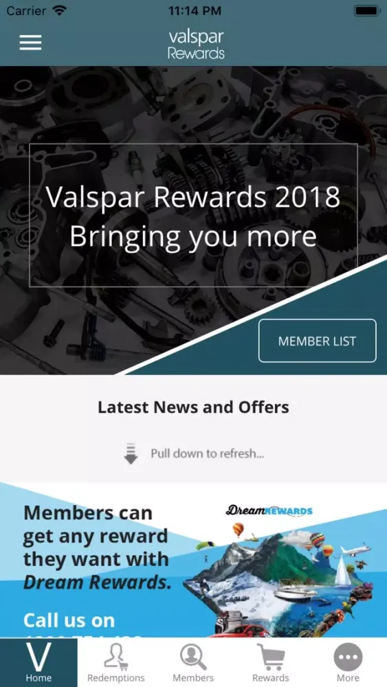 Screenshot di Valspar Distributor AU