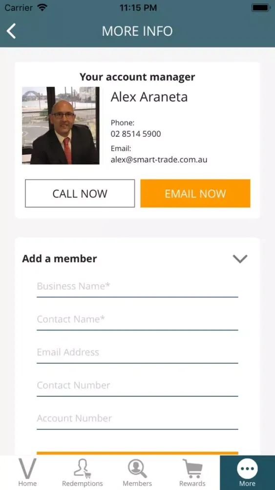Screenshot di Valspar Distributor AU
