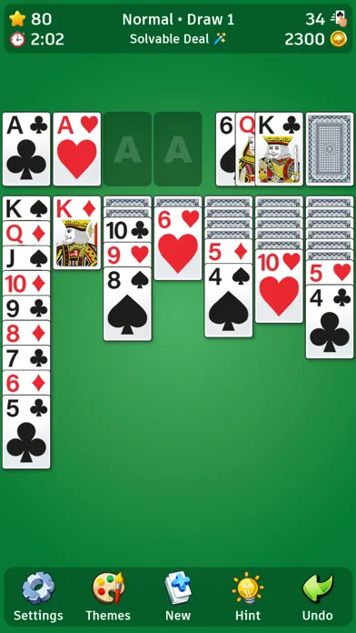 Zrzuty ekranu Solitaire Classic: Retro
