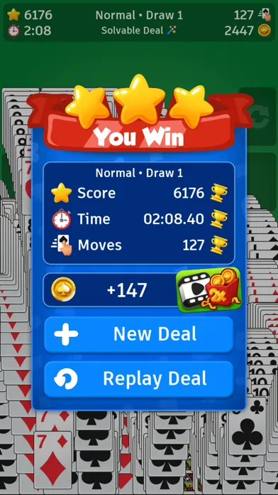 Zrzuty ekranu Solitaire Classic: Retro