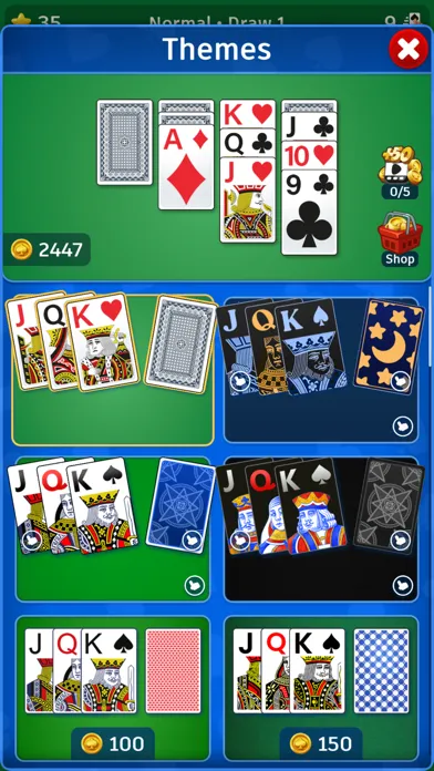 Zrzuty ekranu Solitaire Classic: Retro